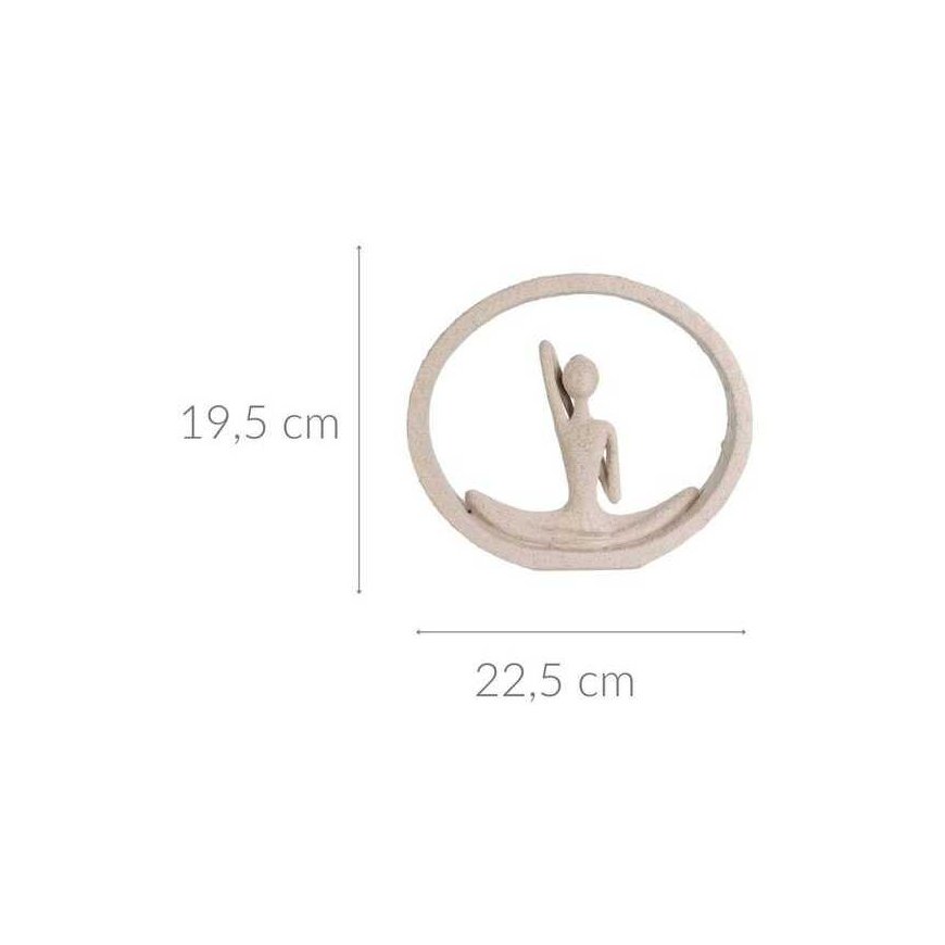 Home Styling Collection Yoga figurine, height 19.5 cm – 2