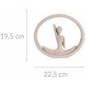 Home Styling Collection Yoga figurine, height 19.5 cm Home Styling Collection Yoga figurine, height 19.5 cm