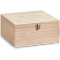Wooden container with lid, 23 x 23 x 11 cm, ZELLER Wooden container with lid, 23 x 23 x 11 cm, ZELLER
