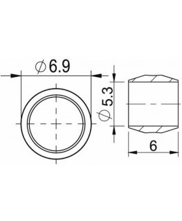 Levyjarruletkun kiinnikkeet ProX 5mm Shimanolle (50kpl)