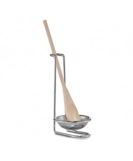 Bucket holder + wooden spoon, set, ZELLER