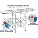 Maximex Steel Clothes dryer MOBILE foldable, stainless steel Maximex Steel Clothes dryer MOBILE foldable, stainless steel