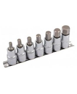Socket set Condor Werkzeug C12227 1/2'' HEX 6-17 mm 7 pcs.
