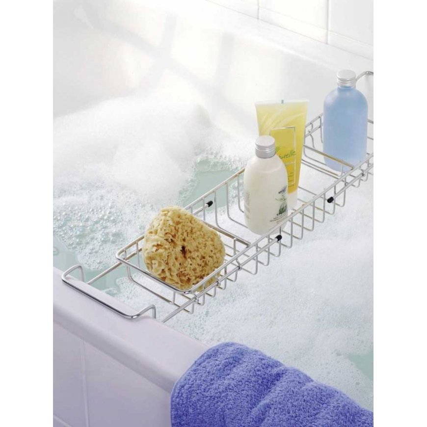 WENKO - Bathroom shelf, 13x8x58-92 cm