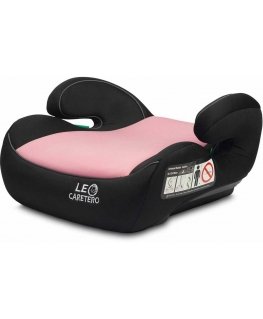 Caretero Leo i-Size - jalusta, istuinkorkeuden nostolaite, booster i-Size vakiona | Vaaleanpunainen