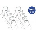 Maximex Steel Virtuviniai spaustukai, ritininiai spaustukai, mėsos sagtys, 10 vnt, nerūdijantis plienas Maximex Steel Virtuviniai spaustukai, ritininiai spaustukai, mėsos sagtys, 10 vnt, nerūdijantis plienas