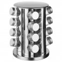 5five Simply Smart PIECES Metal spice rack + glass container - 17 pcs 5five Simply Smart PIECES Metal spice rack + glass container - 17 pcs
