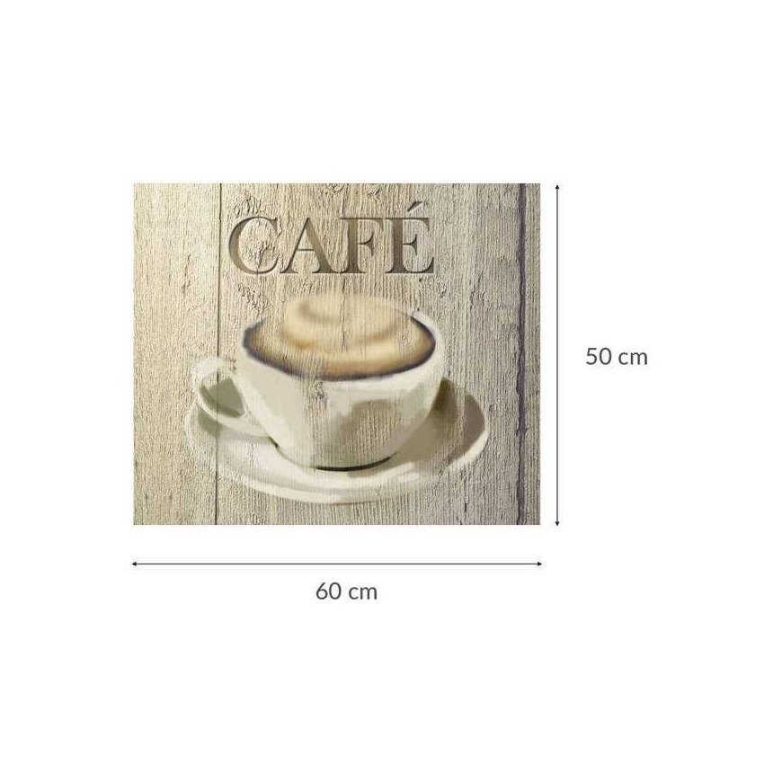 CAFE stiklinė sienų apsauga - 50 x 60 cm, WENKO – 3