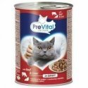 PREVITAL Cat Food with ASC salmon in jelly - wet food for cats - 415g