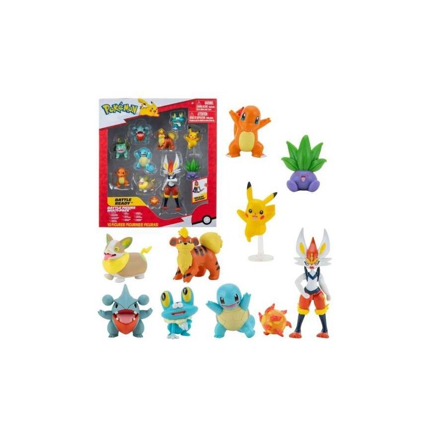 Pokémon - Battle Figure 10 Pack (PKW2855) – 2