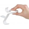 Neo 3 Flexi bathroom hanger set, for mounting on tubular radiator, white, plastic, stable mounting, WENKO Neo 3 Flexi bathroom hanger set, for mounting on tubular radiator, white, plastic, stable mounting, WENKO
