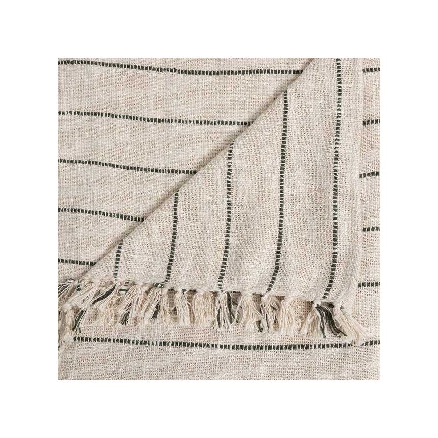 Atmosphera LUISA cotton bedspread, with fringes, 240 x 260 cm – 4