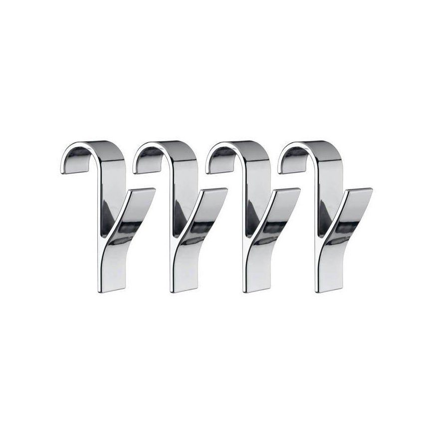 WENKO PIECES Towel hook, chrome, set