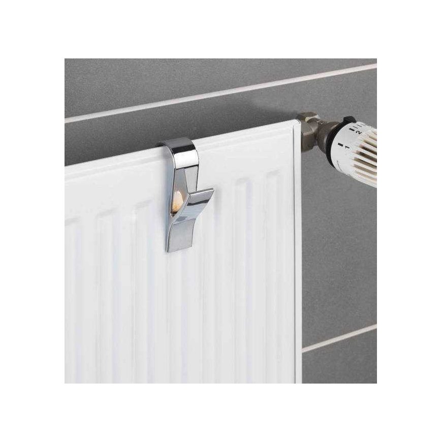 PIECES Towel hook, chrome, set of 4, WENKO – 5