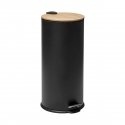Trash can 5five Simply Smart Baltik Black Bamboo 30 L Trash can 5five Simply Smart Baltik Black Bamboo 30 L