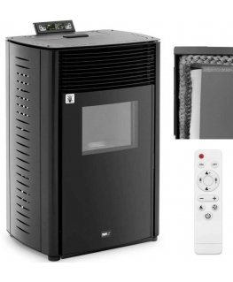 MSW Freestanding pellet stove with remote control 50-325 m3 13000 W