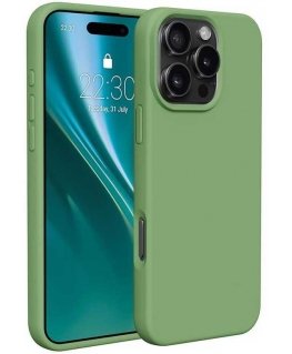 Case Telforceone Etteri Silicone Apple iPhone 16 Pro 6.3" light green