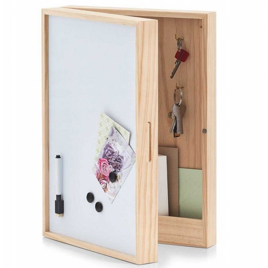 Key cabinet, magnetic board, 30x8x42 cm, ZELLER – 5