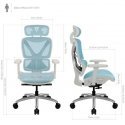 ThunderX3 XTC Ergonomischer Bürostuhl - white/blue ThunderX3 XTC Ergonomischer Bürostuhl - white/blue