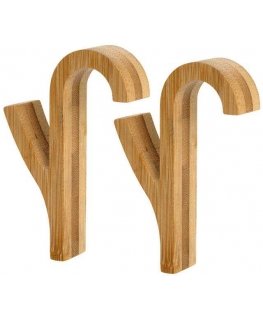 Wenko Bamboo radiator hooks, 2 pcs.