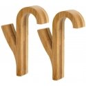 Wenko Bamboo radiator hooks, 2 pcs. Wenko Bamboo radiator hooks, 2 pcs.