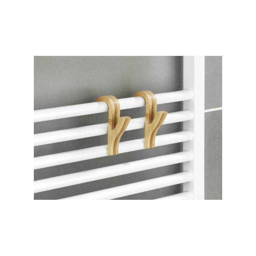 Wenko Bamboo radiator hooks, 2 pcs. – 3