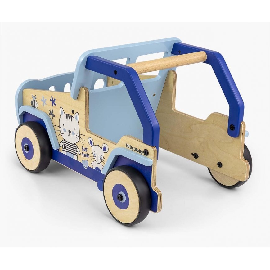 Milly Mally Žaislas Walker-Push vaikams Explorer Cat and Mouse – 4
