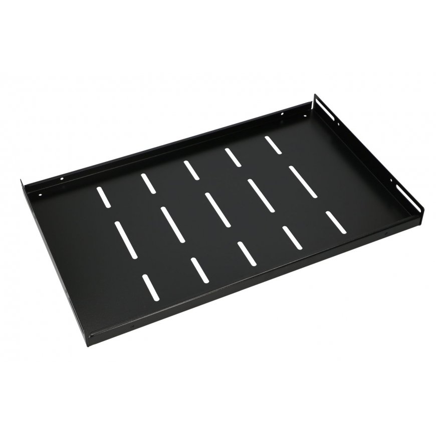 Extralink SHELF 1U FOR WALL CABINETS 19\" 300MMX1U BLACK Seadmekapi riiul