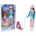 Lean Toys Anlily Dolls Mother and Daughter Sledding Set Lean Toys Anlily Dolls Mother and Daughter Sledding Set