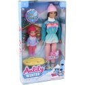Lean Toys Anlily Dolls mama su dukra rogučių rinkinys Lean Toys Anlily Dolls mama su dukra rogučių rinkinys
