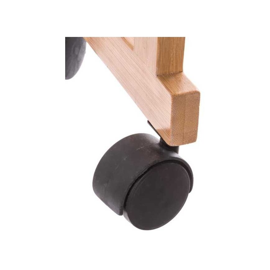 BAMBOO bathroom trolley, bamboo cabinet - 3 levels – 3