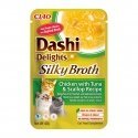 INABA CAT Dashi Delights Silky Broth Chicken tuunikala ja lõhega - kassi maius - 40g