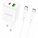 Borofone Wall charger BN29 Fuente - USB + Type C - QC 3.0 PD 30W Borofone Wall charger BN29 Fuente - USB + Type C - QC 3.0 PD 30W