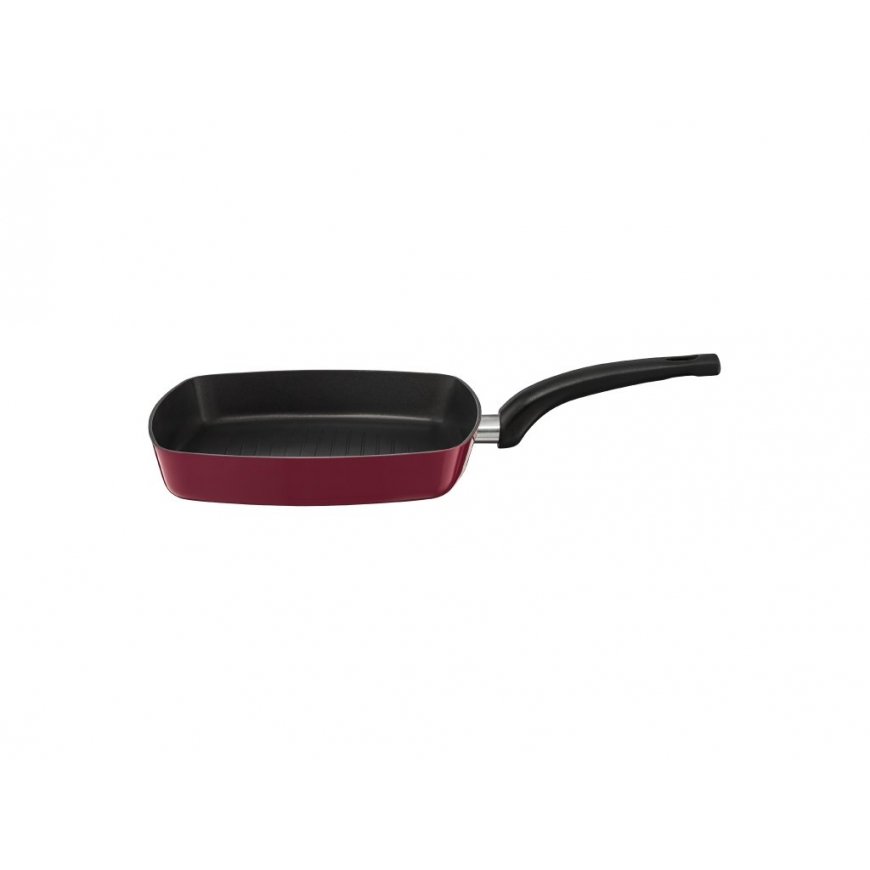 Grill pan with Teflon Classic coating 26 cm, black EMALIA OLKUSZ