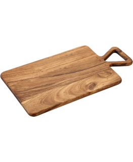 Kesper cutting board Acacia wood board with handle