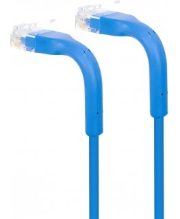 Fuj:tech CAT6A U/UTP network cable, flexible, 3m, blue