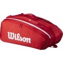 Wilson Super Tour 15-pack racket bag, red Wilson Super Tour 15-pack racket bag, red
