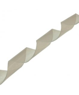 Spiral Wrap kaapelin spiraalikääre, 10 m pitkä, 20 mm halkaisija, läpinäkyvä valkoinen