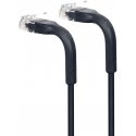 Fuj:tech CAT6A U/UTP network cable, flexible, 5m, black