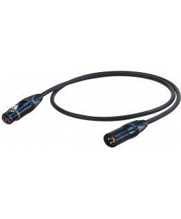 PROEL profesionalus mikrofono laidas, 10m, juodas