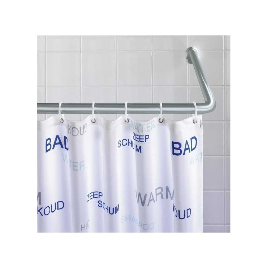 Universal shower curtain rod, Ø 2 cm, chrome, WENKO – 2