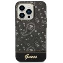 Guess GUHCP14LHGBNHK Apple iPhone 14 Pro 6,1" puhelinkuori musta kovakotelo Bandana Paisley Guess GUHCP14LHGBNHK Apple iPhone 14 Pro 6,1" puhelinkuori musta kovakotelo Bandana Paisley