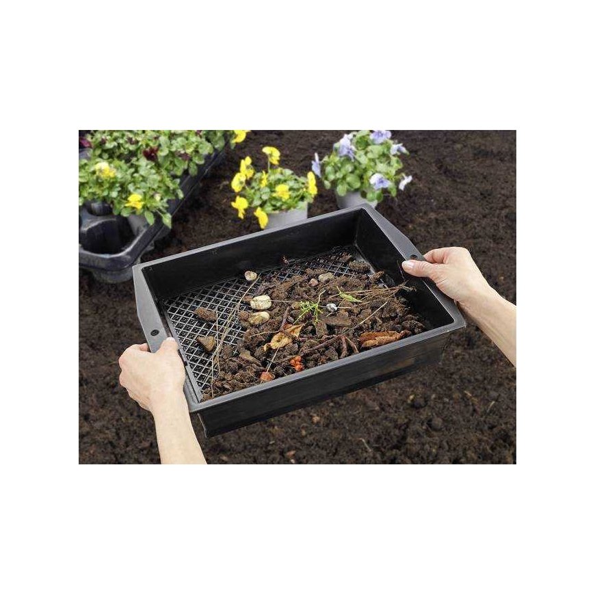 Maximex Garden sieve, adjustable mesh size – 2