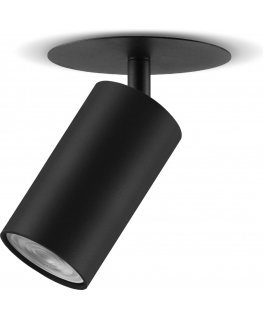 Aluminum GU10 mount, black MCE364 B