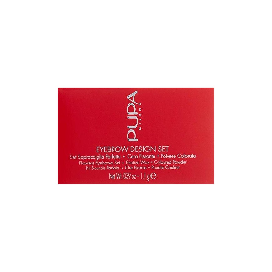 Pupa Milano Pupa Eyebrow Design Rinkinys antakių makiažui 002 Brown 1.1g – 3