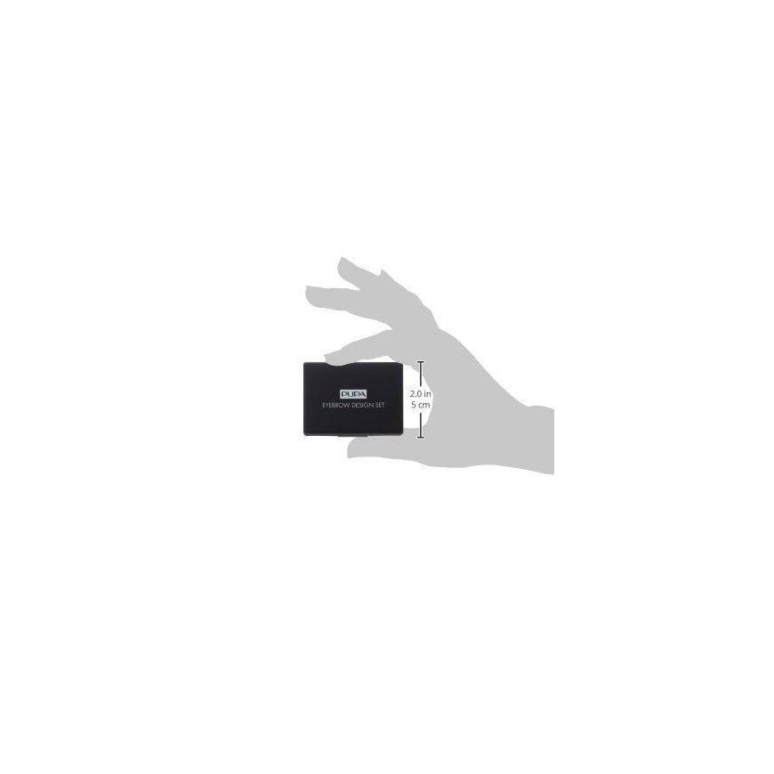 Pupa Milano Pupa Eyebrow Design Rinkinys antakių makiažui 002 Brown 1.1g – 5