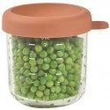 BEABA GLASS JAR WITH LID, TERRACOTTA, 250 ML BEABA GLASS JAR WITH LID, TERRACOTTA, 250 ML