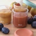 BEABA GLASS JAR WITH LID, TERRACOTTA, 250 ML BEABA GLASS JAR WITH LID, TERRACOTTA, 250 ML