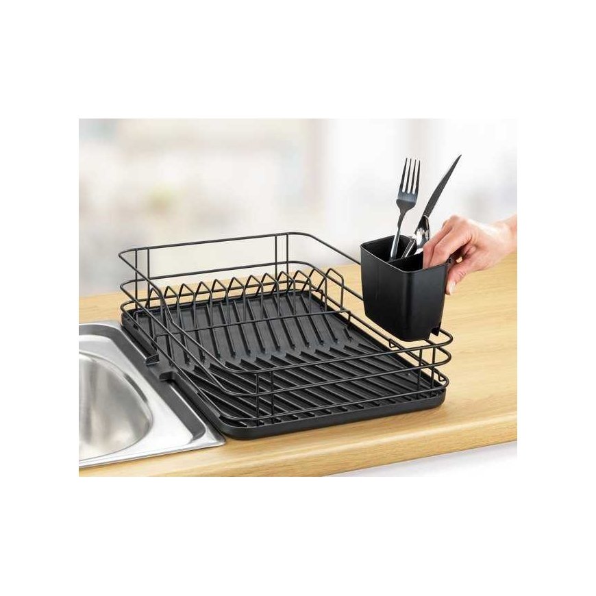 Dekoracja Domu Dishwasher with silicone mat, black – 3