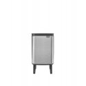 Brabantia Waste Bin, Bo Hi 4L - Matt Steel Fingerprint Proof Brabantia Waste Bin, Bo Hi 4L - Matt Steel Fingerprint Proof